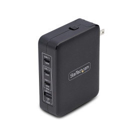 StarTech.com 3114GCU-WALL-CHARGER chargeur d'appareils mobiles Universel Noir Secteur Charge rapide Intérieure