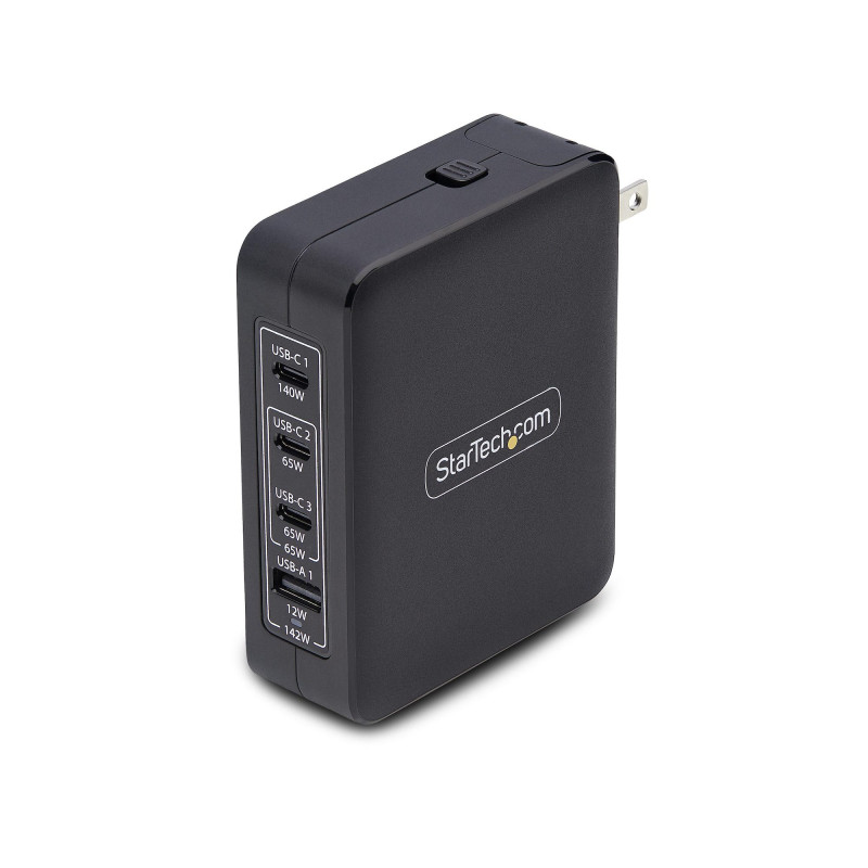 StarTech.com 3114GCU-WALL-CHARGER mobile device charger Universal Black AC Fast charging Indoor