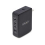 StarTech.com 3114GCU-WALL-CHARGER mobile device charger Universal Black AC Fast charging Indoor