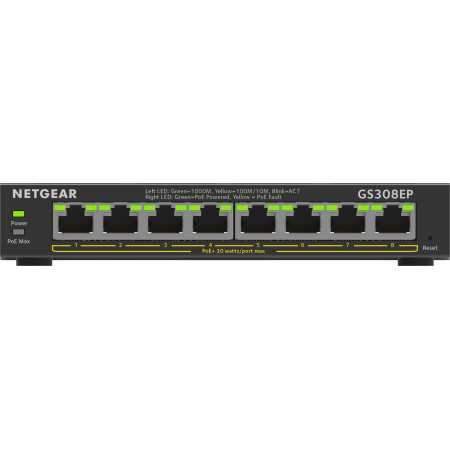 8-PORT 1G POE+ SWITCH 62 W