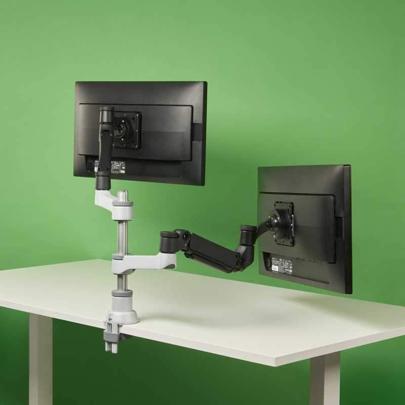 R-GO CAPARO 4 TWIN MONITOR ARM