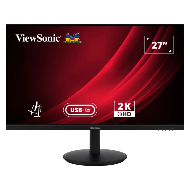 Viewsonic VG Series VG2709-2K-MHDU-2 écran plat de PC 68,6 cm (27") 2560 x 1440 pixels Quad HD LED Noir