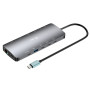 i-tec Metal C31NANOTRIPLEDOCKPD laptop dock/port replicator Wired USB 3.2 Gen 1 (3.1 Gen 1) Type-C Gray
