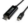 USB-C TO HDMI 2.0 CABLE 2M BLK