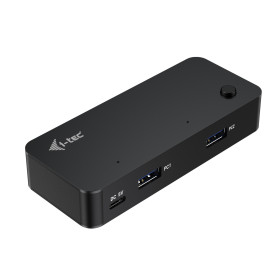 i-tec CAKVMHUB2A2C interface hub USB Type-C 5000 Mbit/s Black