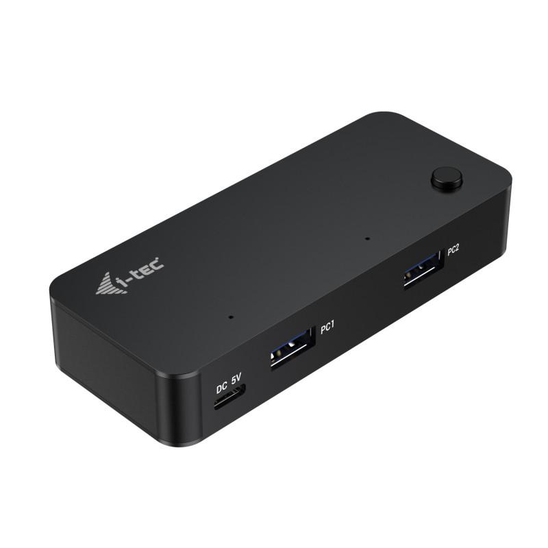 i-tec CAKVMHUB2A2C interface hub USB Type-C 5000 Mbit/s Black