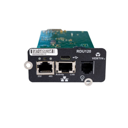 Vertiv Liebert IntelliSlot RDU120 Interne Ethernet 1000 Mbit/s