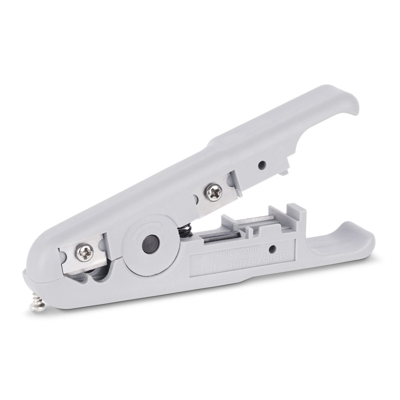 StarTech.com Pince à Dénuder et à Couper les Câbles Réseau, Pince à Dénuder Professionnelle pour Câbles UTP/FTP/STP/Coax,