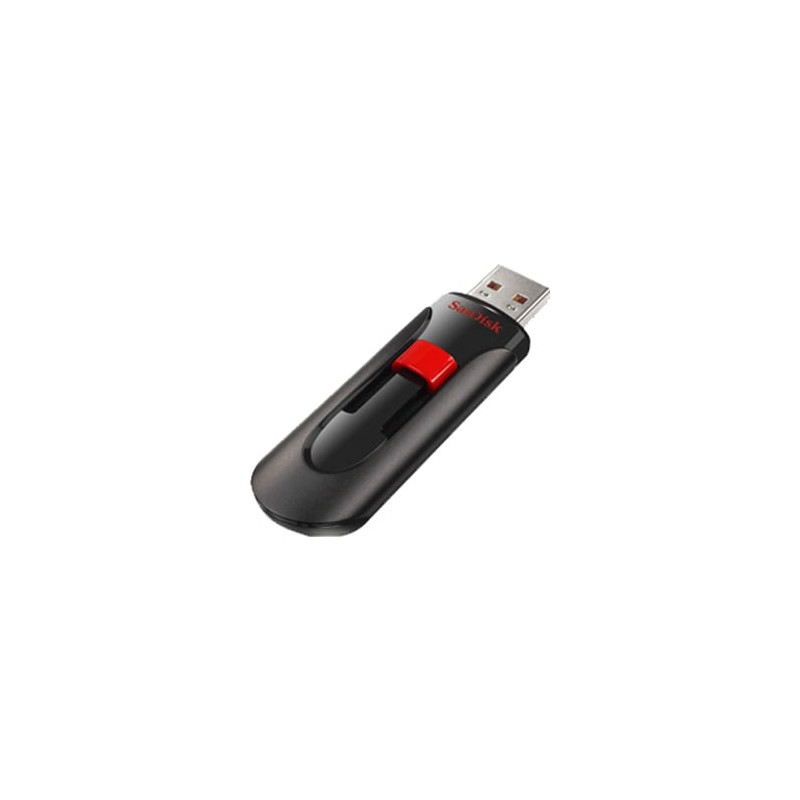 Lecteur flash SanDisk Cruzer Glide - 64 Go - USB 2.0 - Rouge