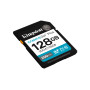 Kingston Technology 128 Go SDXC Canvas Go Plus Gen4 200 Mo/s C10 UHS-I U3 V30