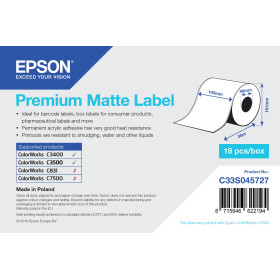Epson C33S045727 printer label White Self-adhesive printer label