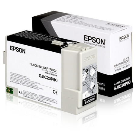 Epson SJIC20P(K) BLACK for TM-C3400BK ink cartridge 1 pc(s) Original