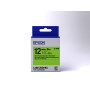 Epson LK-4GBF - Fluorescent - Noir sur Vert - 12mmx9m
