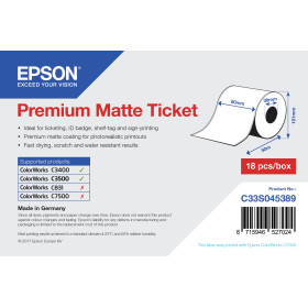 Epson Premium, 80mm x 50m, 107 g/m²