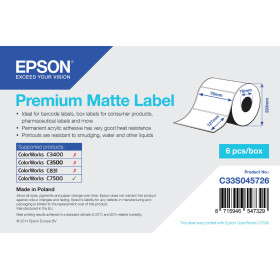 Epson Premium Matte Label White