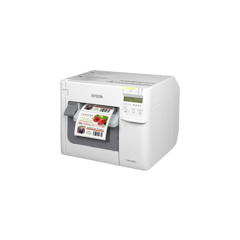 Epson TM-C3500 imprimante pour étiquettes Jet d'encre Couleur 720 x 360 DPI 103 mm/sec Avec fil Ethernet/LAN
