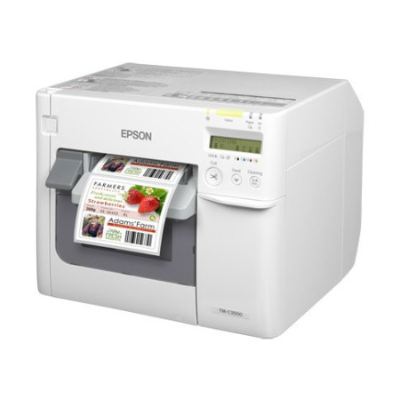 Epson TM-C3500 imprimante pour étiquettes Jet d'encre Couleur 720 x 360 DPI 103 mm/sec Avec fil Ethernet/LAN