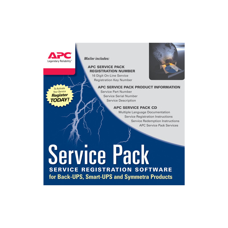 APC Service Pack 1 Year Extended Warranty 1 license(s) 1 year(s)