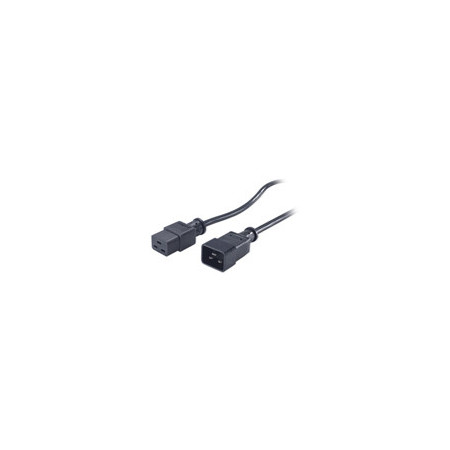 APC PWR Cord C19 - C20, 0.6 m Black 23.6" (0.6 m) C19 coupler C20 coupler