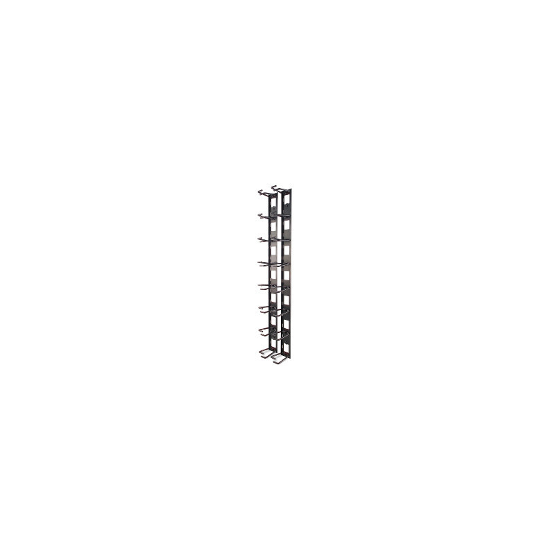 APC NetShelter - Organisateur câbles vertical - Rack - 8 anneaux - 0U