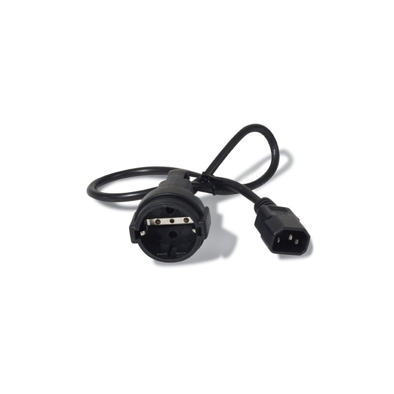 APC AP9880 power cable Black 23.6" (0.6 m) C14 coupler CEE7/7