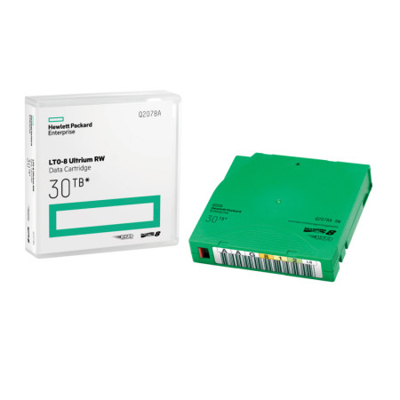 HP Q2078AN backup storage media Blank data tape 30 TB LTO 0.496" (1.26 cm)