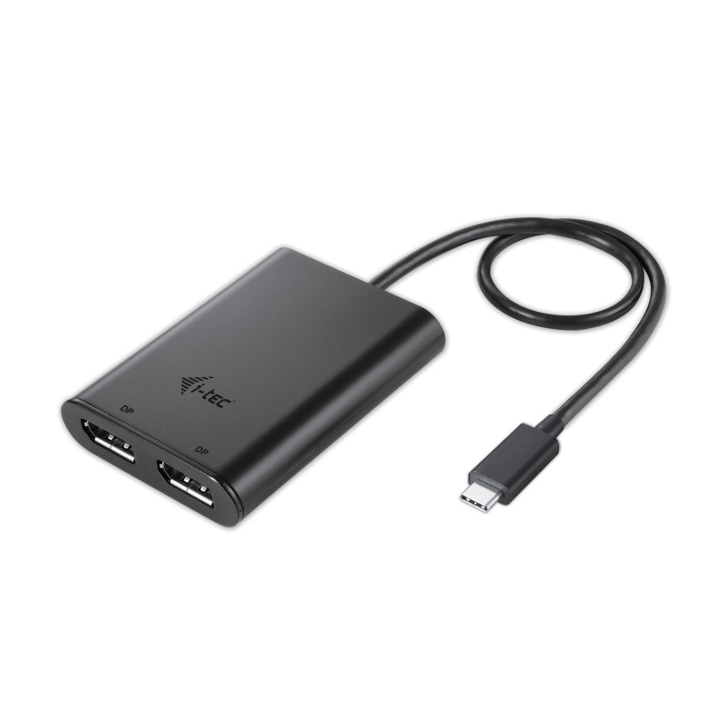 i-tec C31DUAL4KDP USB graphics adapter 3840 x 2160 pixels Black