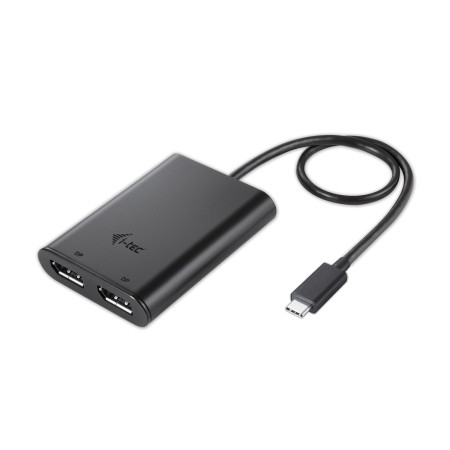 i-tec C31DUAL4KDP USB graphics adapter 3840 x 2160 pixels Black