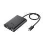 i-tec C31DUAL4KDP USB graphics adapter 3840 x 2160 pixels Black