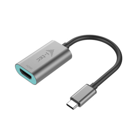 i-tec Metal C31METALHDMI60HZ video cable adapter 5.91" (0.15 m) USB Type-C HDMI Gray, Turquoise