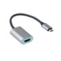 i-tec Metal C31METALHDMI60HZ video cable adapter 5.91" (0.15 m) USB Type-C HDMI Gray, Turquoise