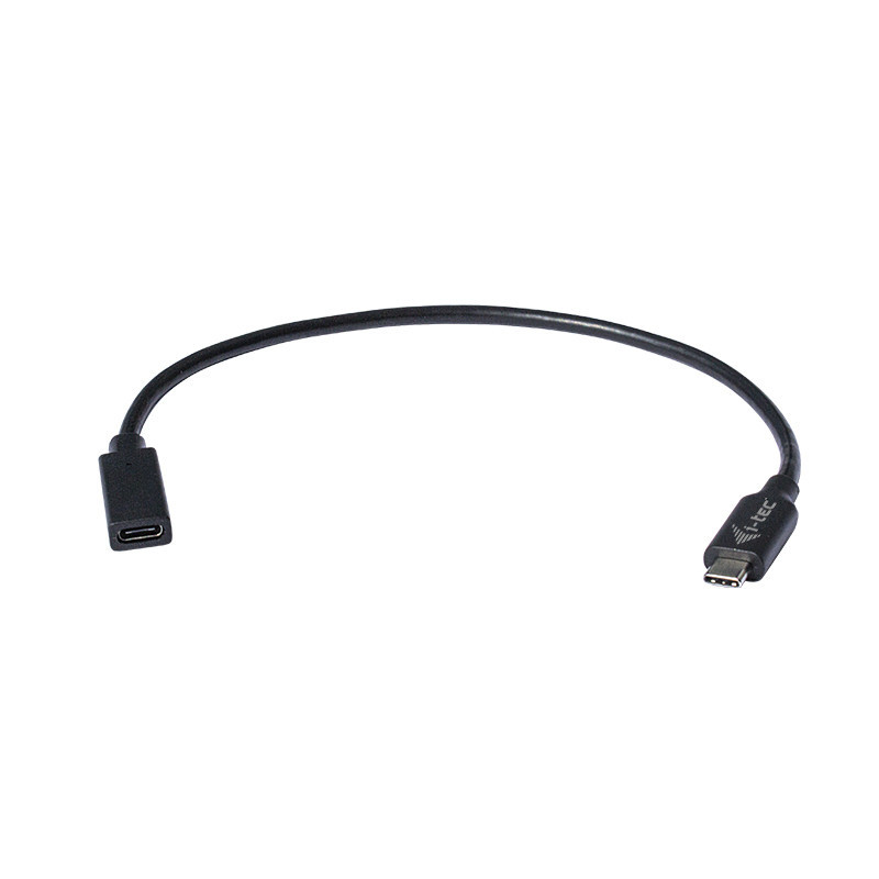 i-tec C31EXTENDCBL USB cable 11.8" (0.3 m) USB 3.1 Type-C Black