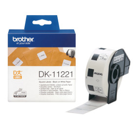Brother DK-11221 label-making tape Black on white
