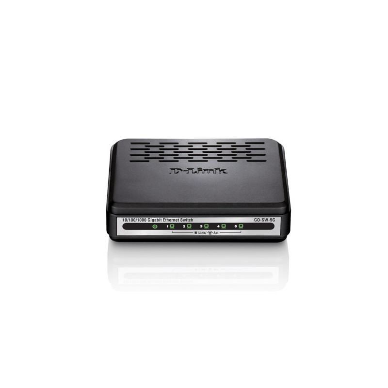 D-Link GO-SW-5G commutateur réseau Non-géré Noir