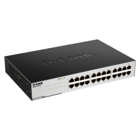 D-Link GO-SW-24G network switch Unmanaged Gigabit Ethernet (10/100/1000) Black