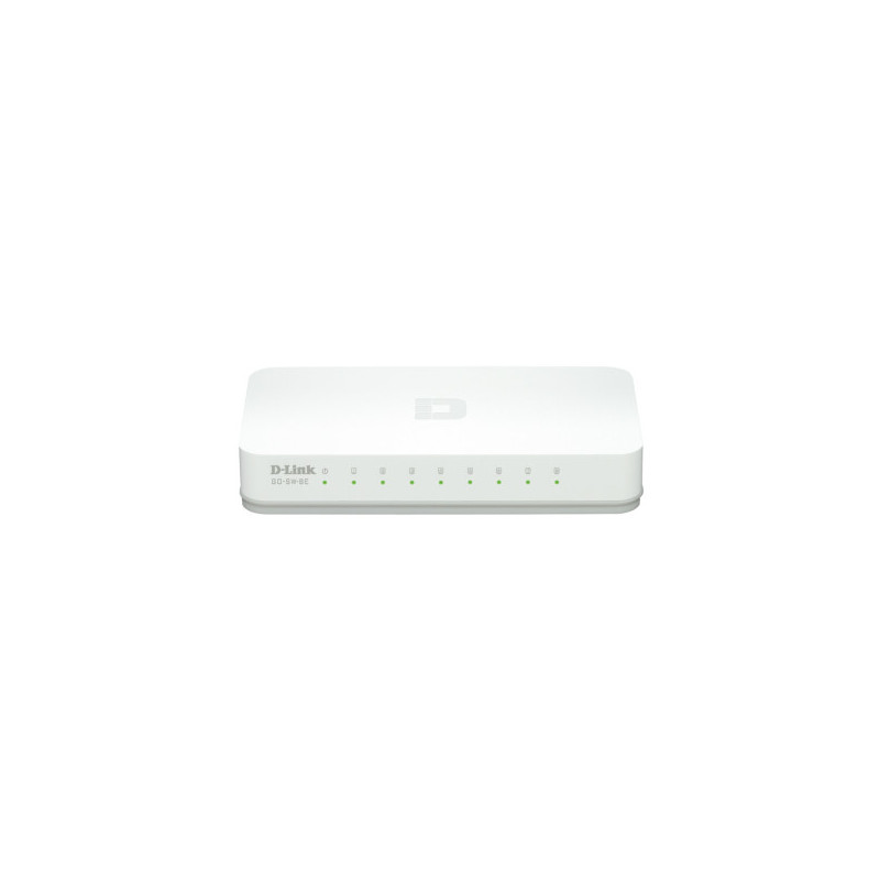 D-Link GO-SW-8E commutateur réseau Non-géré Fast Ethernet (10/100) Blanc