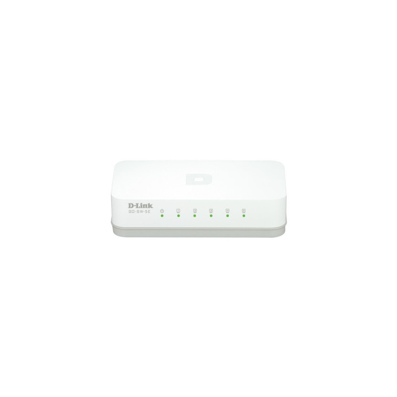 D-Link GO-SW-5E commutateur réseau Non-géré Fast Ethernet (10/100) Blanc