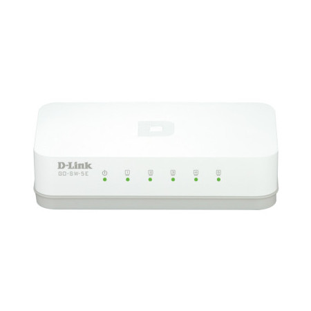 D-Link GO-SW-5E commutateur réseau Non-géré Fast Ethernet (10/100) Blanc