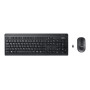 Fujitsu LX410 clavier Souris incluse RF sans fil QWERTY Anglais Noir