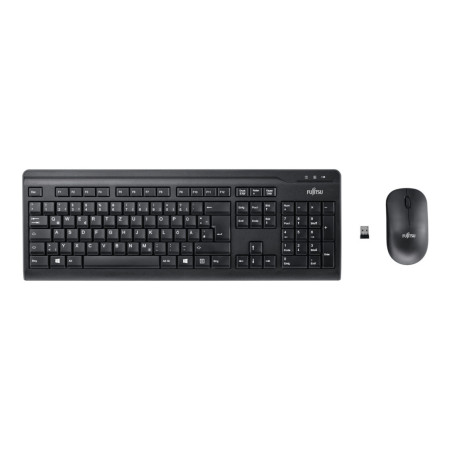 Fujitsu LX410 keyboard Mouse included RF Wireless QWERTY English Black
