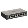 D-Link DGS-1100-08V2 Géré L2 Gigabit Ethernet (10/100/1000) Noir