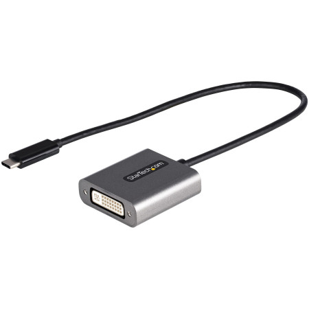 StarTech.com Adaptateur USB C vers DVI - Adaptateur Dongle USB-C vers DVI-D 1920x1200p - USB Type C vers Écrans/Affichages DVI
