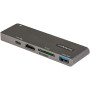 StarTech.com DKT30CMHSDPD laptop dock/port replicator Docking USB 3.2 Gen 1 (3.1 Gen 1) Type-C Black, Gray