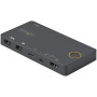 StarTech.com Switch KVM Hybride 2 Ports USB-A + HDMI & USB-C - Écran Unique HDMI 2.0 4K 60Hz - Commutateur KVM Compact HDMI