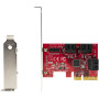 StarTech.com 6P6G-PCIE-SATA-CARD interface cards/adapter Internal