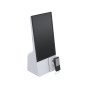 Ergonomic Solutions SpacePole Kiosk SKS001-32 accessoire de système de paiement en point de vente Plaque POS Blanc Métal