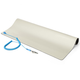 StarTech.com LG-ANTI-STATIC-MAT antistatic mat Beige Polyvinyl chloride (PVC) 1 pc(s)