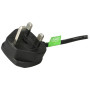 StarTech.com Câble d'Alimentation pour PC UK - BS 1363 à C13, 18AWG, 10A 250V - Cordon d'Alimentation Ordinateur/Ordinateur