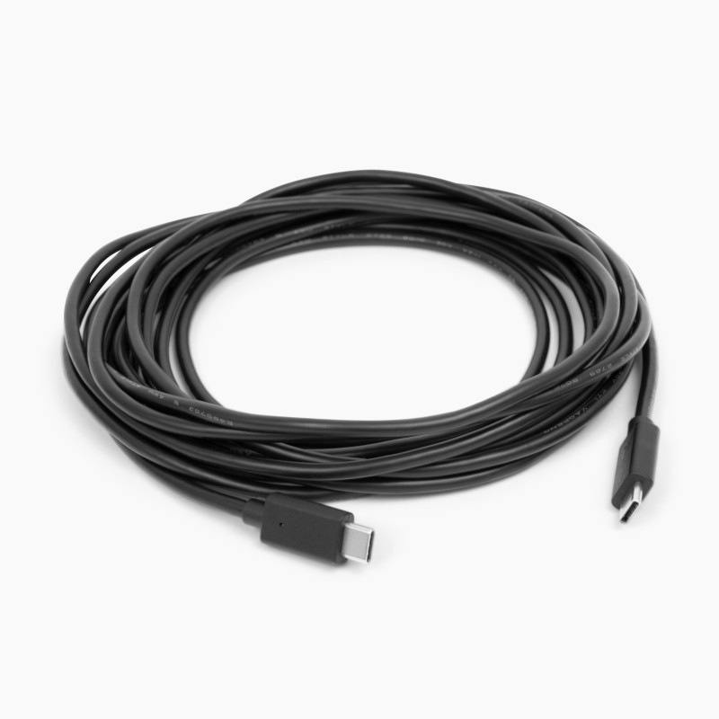 Owl Labs USB C Male to USB C Male Cable for Meeting Owl 3 (16 Feet / 4.87M) USB cable 191.7" (4.87 m) Black
