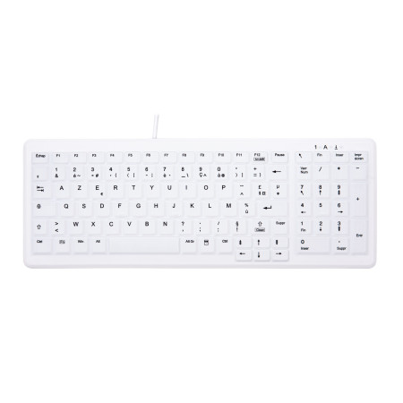 CHERRY AK-C7000 keyboard Medical USB AZERTY French White